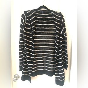 Gap women’s medium black and white striped cardigan.